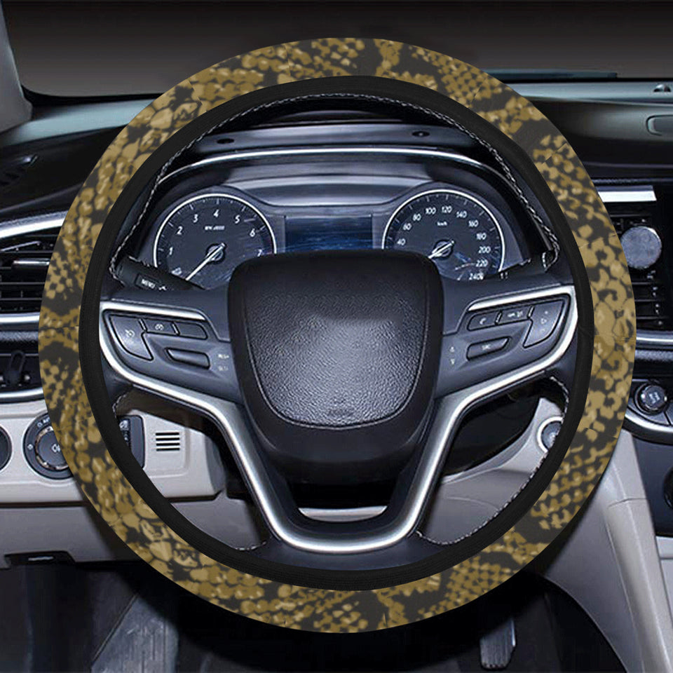 Snake skin pattern Car Steering Wheel Cover