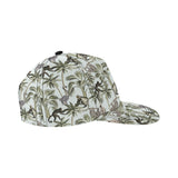 Monkey sloth lemur palm trees pattern All Over Print Snapback Cap