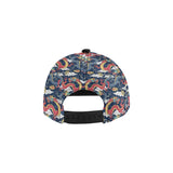 Blue red dragon cloud pattern All Over Print Snapback Cap