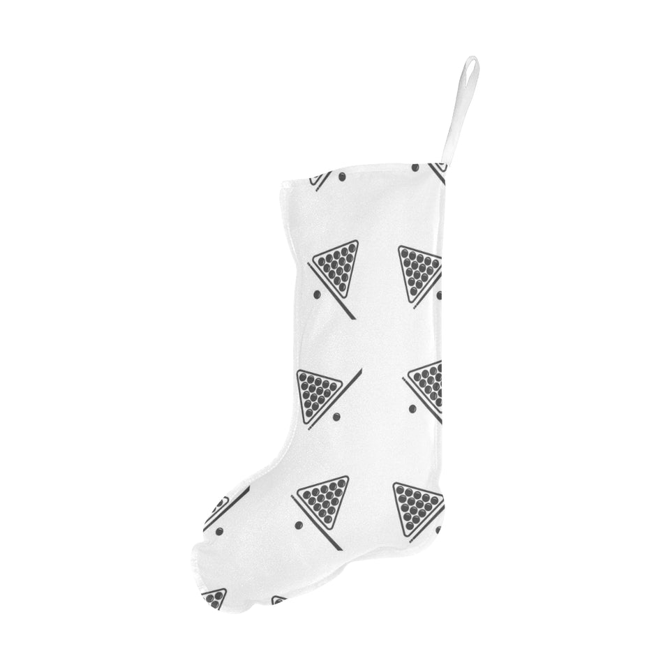 Billiard Ball Pattern Print Design 03 Christmas Stocking
