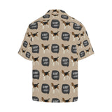 Beagle pattern Men's All Over Print Hawaiian Shirt