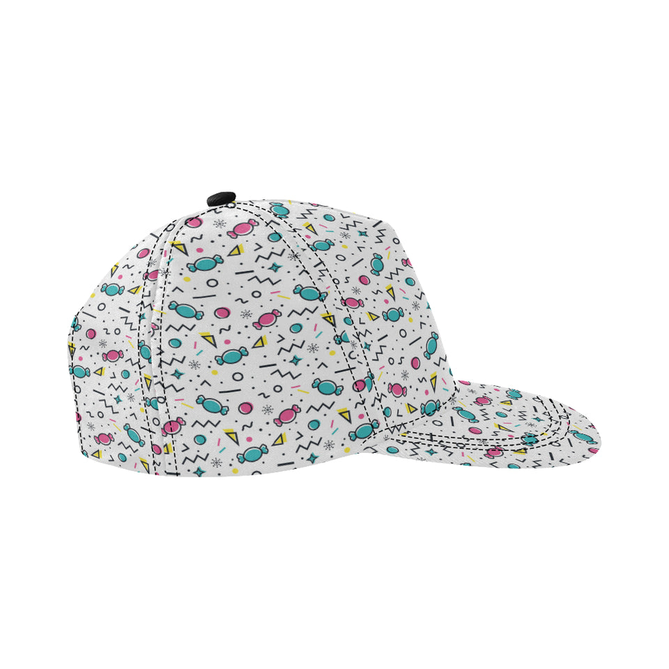 Candy design pattern All Over Print Snapback Cap