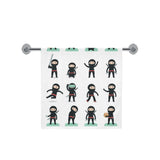 Cute ninja katana sword pattern Bath Towel