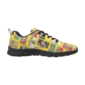 Camera Pattern Print Design 02 Men's Breathable Sneakers ( Model 055)