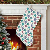 Tea pots Pattern Print Design 05 Christmas Stocking