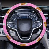 Pancake Pattern Print Design 04 Car Steering Wheel Cover