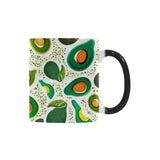 Avocado design pattern Morphing Mug Heat Changing Mug