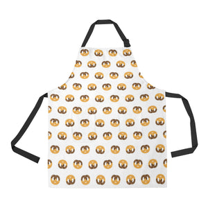 Pretzels Pattern Print Design 02 All Over Print Adjustable Apron