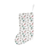 English Bulldog Pattern Print Design 03 Christmas Stocking