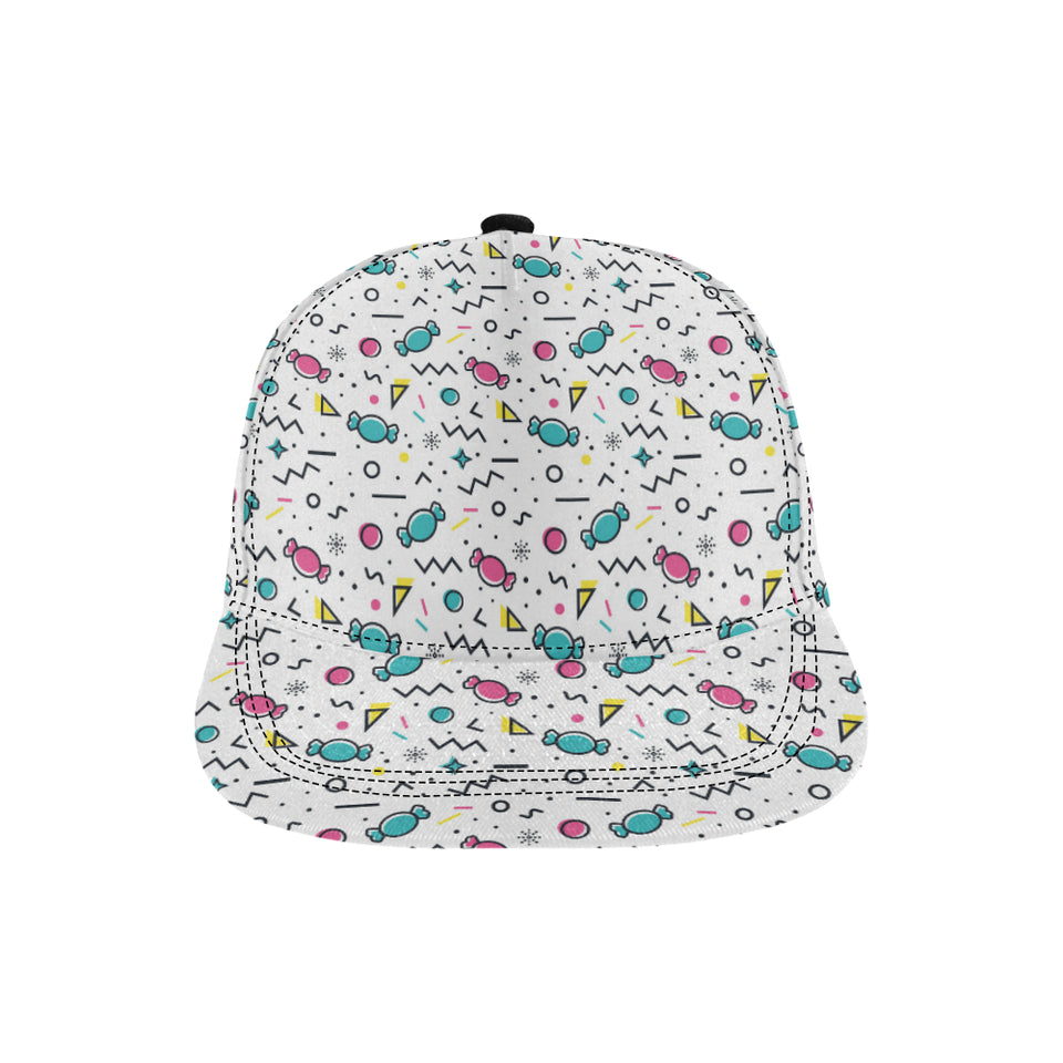 Candy design pattern All Over Print Snapback Cap