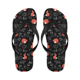 fox sleeping fox pattern Unisex Flip Flops