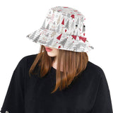 Cute Christmas tree pattern Unisex Bucket Hat