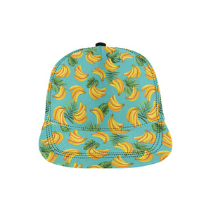 Banana Palm Leaves pattern background All Over Print Snapback Cap