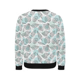 Shell polynesian tribal Men's Crew Neck Sweatshirt