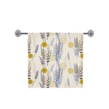 Lavender modern pattern blackground Bath Towel