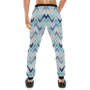 zigzag  chevron blue pattern Unisex Casual Sweatpants