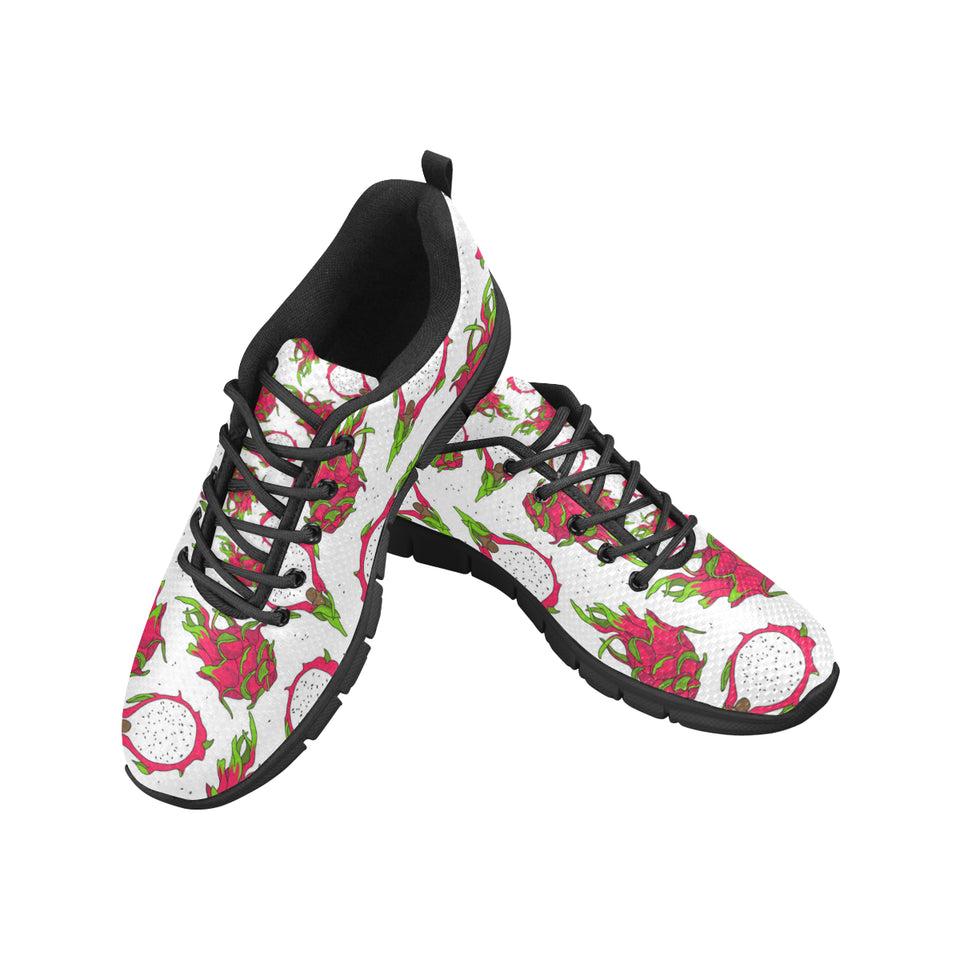 dragon fruits white background Women's Sneaker Shoes