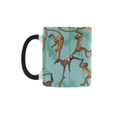 Monkey Palm tree background Morphing Mug Heat Changing Mug