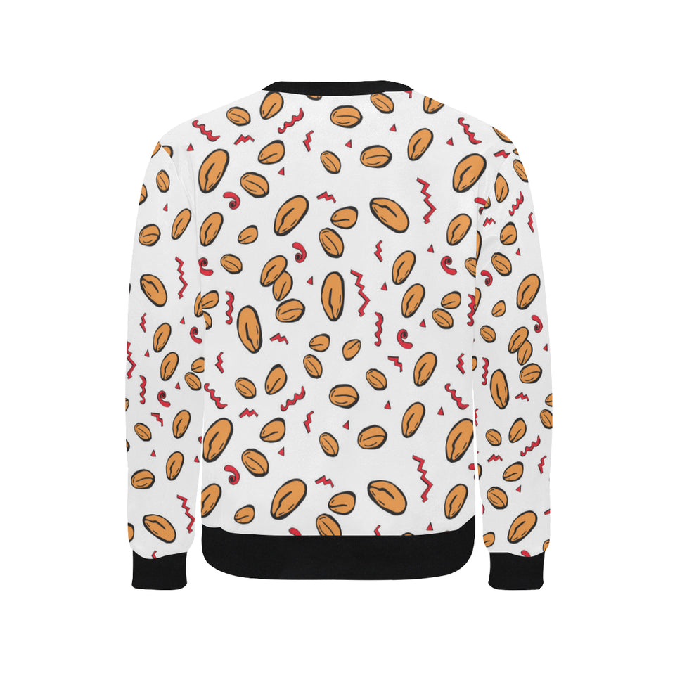 peanuts pattern background Men's Crew Neck Sweatshirt