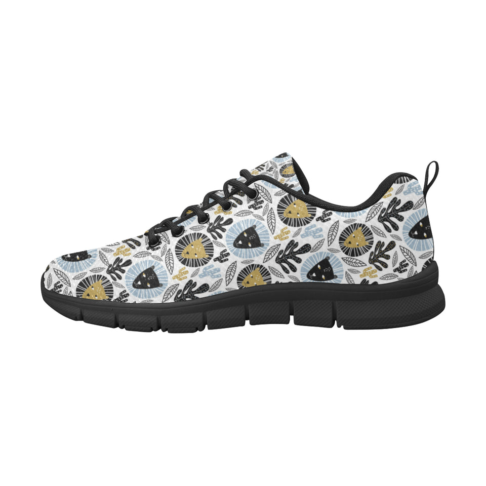 Lion Pattern Print Design 05 Men's Breathable Sneakers ( Model 055)