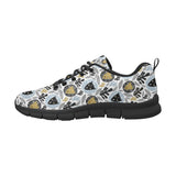 Lion Pattern Print Design 05 Men's Breathable Sneakers ( Model 055)