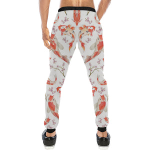 Watercolor fancy carp pattern Unisex Casual Sweatpants