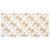 Cute corgi heart star bone pattern Tablecloth