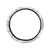 Cute sushi icon pattern Car Steering Wheel Cover