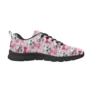 Yorkshire Terrier Pattern Print Design 03 Women's Sneaker Shoes