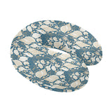 Sea turtle Polynesian Tribal design pattern U-Shaped Travel Neck Pillow