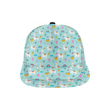 Llama alpaca cactus leaves pattern All Over Print Snapback Cap