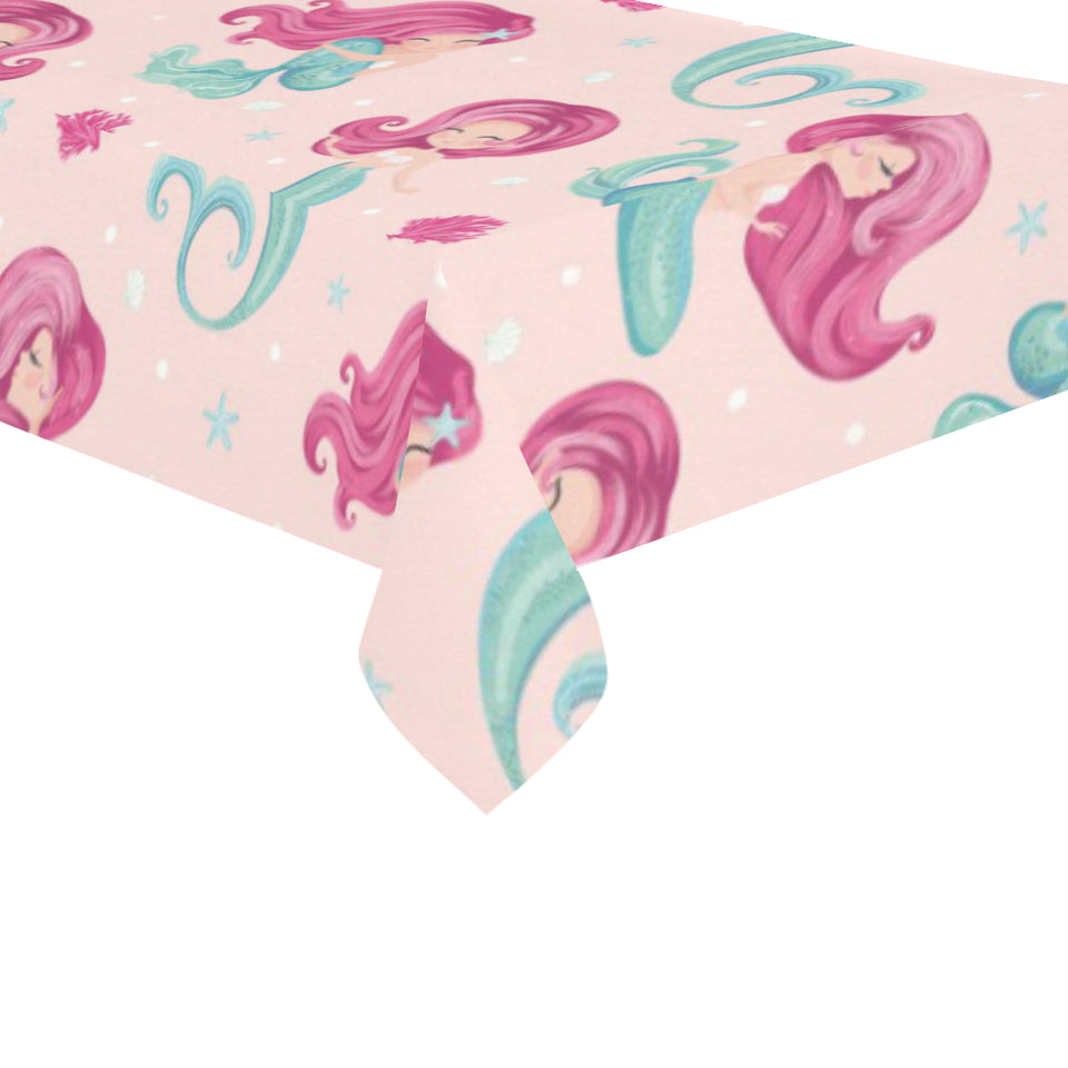 Cute little mermaid pattern Tablecloth