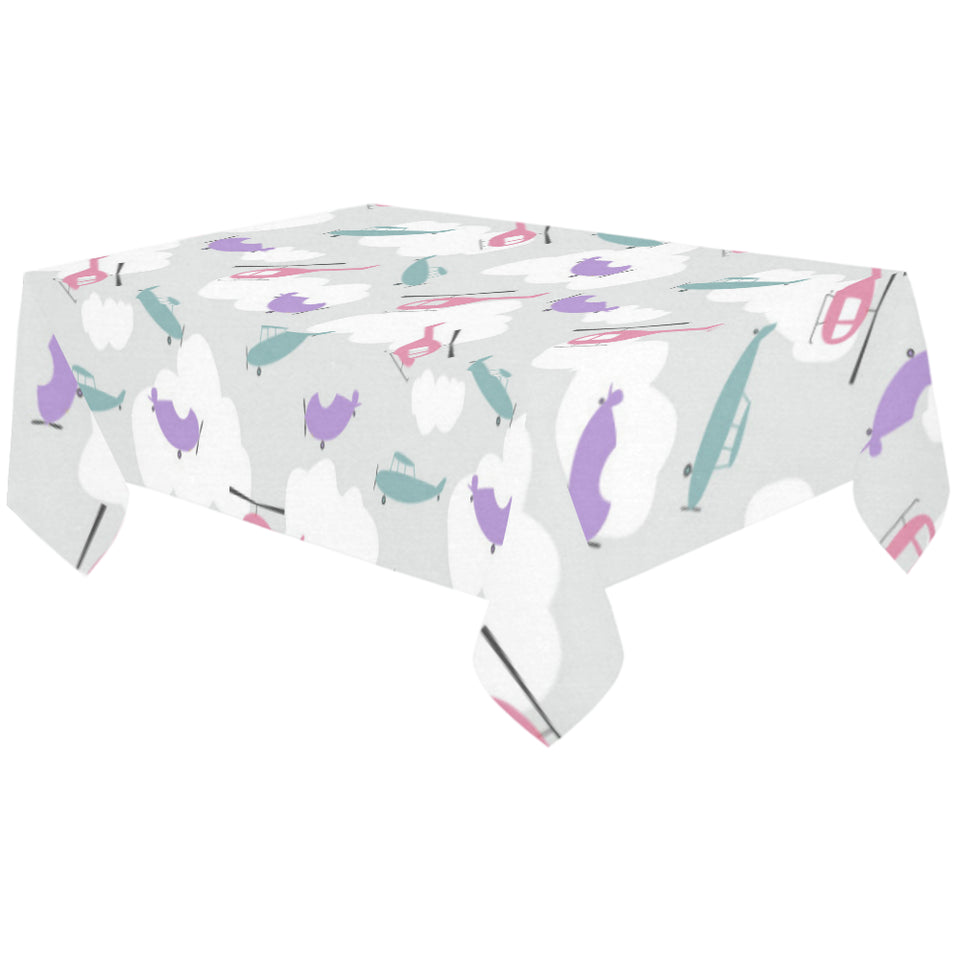 Helicopter plane pattern Tablecloth