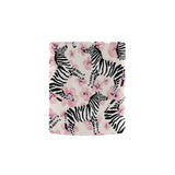 Zebra pink flower background Morphing Mug Heat Changing Mug