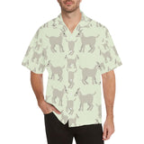 Little young goat pattern Men's All Over Print Hawaiian Shirt