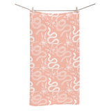 Snake lilies flower pattern Bath Towel
