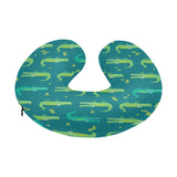 Crocodile pattern U-Shaped Travel Neck Pillow