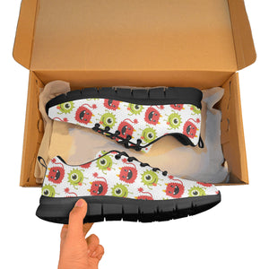Alien Pattern Print Design 05 Men's Breathable Sneakers ( Model 055)