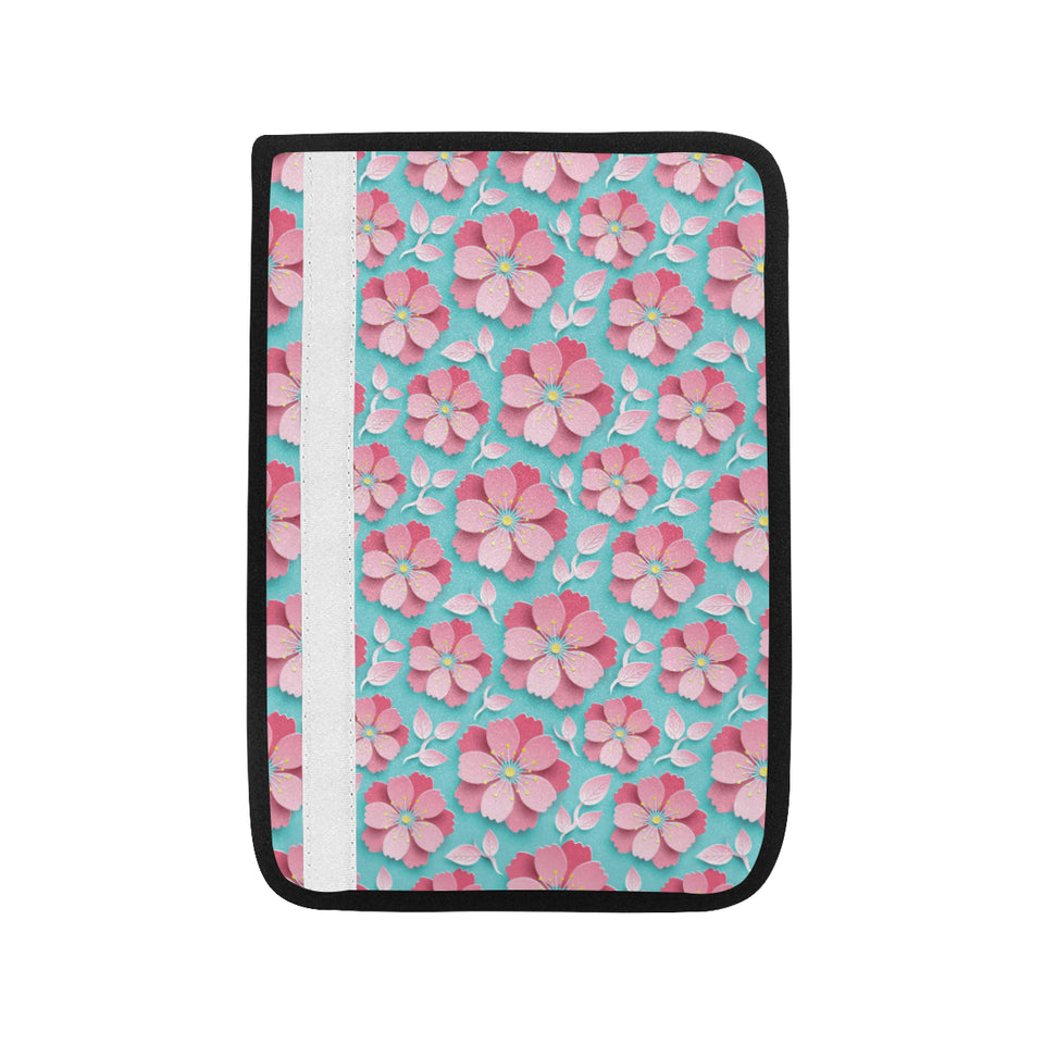 3D sakura cherry blossom pattern Car Seat Belt Cover