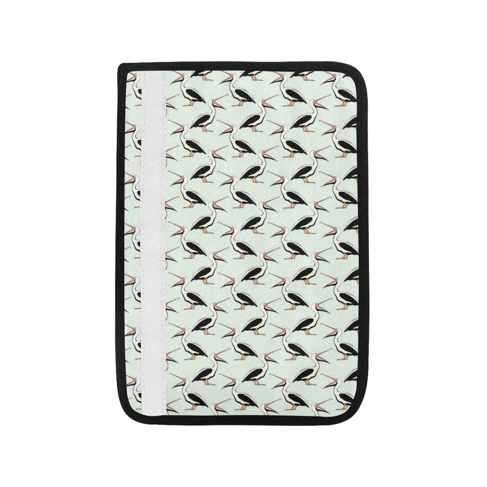 Pelican Pattern Print Design 02 Car Seat Belt Cover