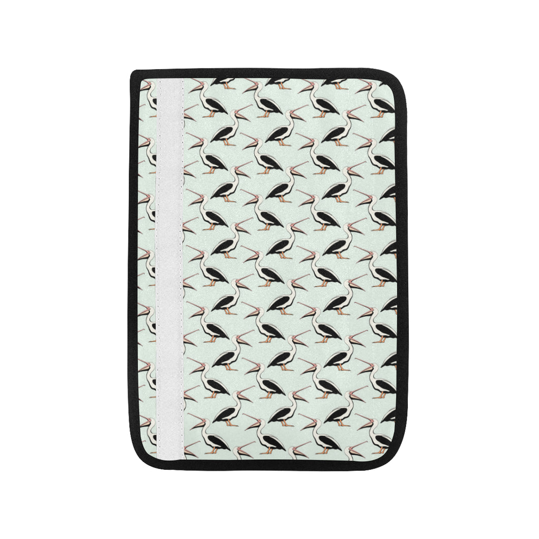 Pelican Pattern Print Design 02 Car Seat Belt Cover
