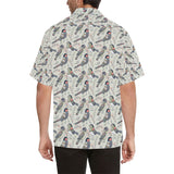 Pigeon Pattern Print Design 04 Men's All Over Print Hawaiian Shirt (Model T58)