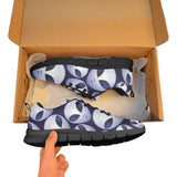 Alien Pattern Print Design 01 Men's Breathable Sneakers ( Model 055)