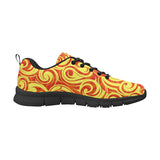 Fire flame design pattern Women's Sneaker Shoes