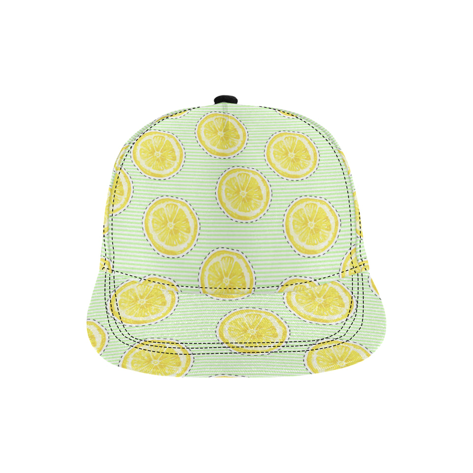 slice of lemon pattern All Over Print Snapback Cap