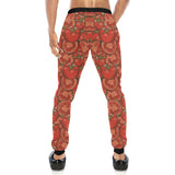Red Tomato Pattern Unisex Casual Sweatpants