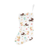 Cute Chihuahua puppie pattern Christmas Stocking