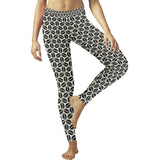 Coffee bean abstract modern pattern Women's Legging Fulfilled In US