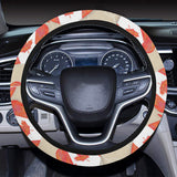 Canada Pattern Print Design 01 Car Steering Wheel Cover