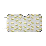 Sandwich Pattern Print Design 05 Car Sun Shade